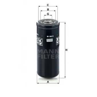 Filtre hydraulique, boîte automatique MANN-FILTER