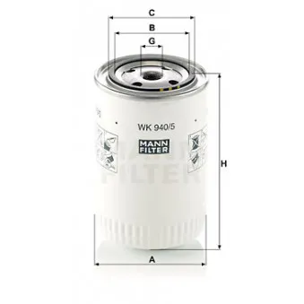 Filtre à carburant MANN-FILTER