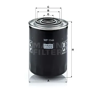 Filtre à huile MANN-FILTER