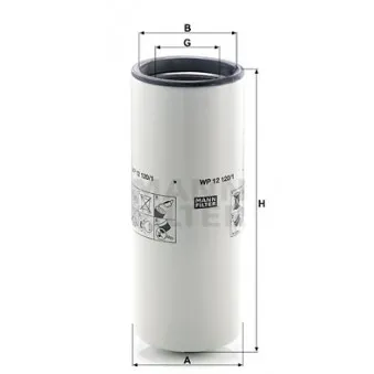 Filtre à huile MANN-FILTER