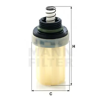 Filtre à carburant MANN-FILTER