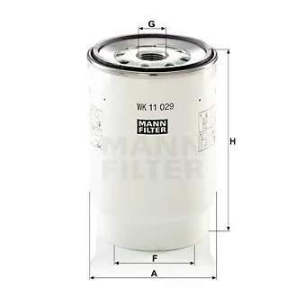 Filtre à carburant MANN-FILTER