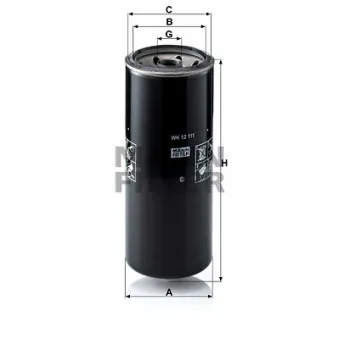 Filtre à carburant MANN-FILTER