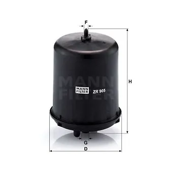 Filtre à huile MANN-FILTER