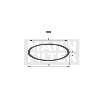 Joint d'étanchéité, filtre à huile MANN-FILTER
