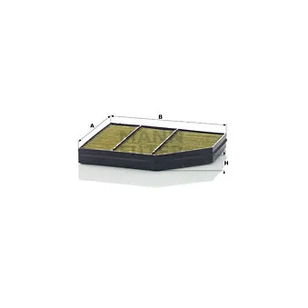 Filtre, air de l'habitacle MANN-FILTER