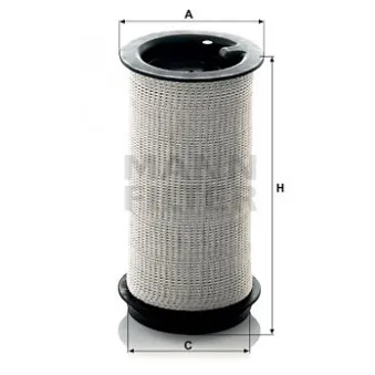 Filtre, ventilation du carter-moteur MANN-FILTER
