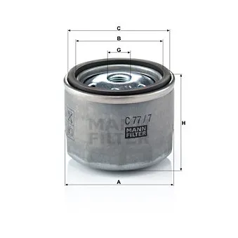 Filtre à air MANN-FILTER