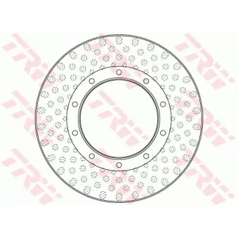 Jeu de 2 disques de frein avant TRW DF5010S