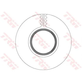 Jeu de 2 disques de frein avant TRW