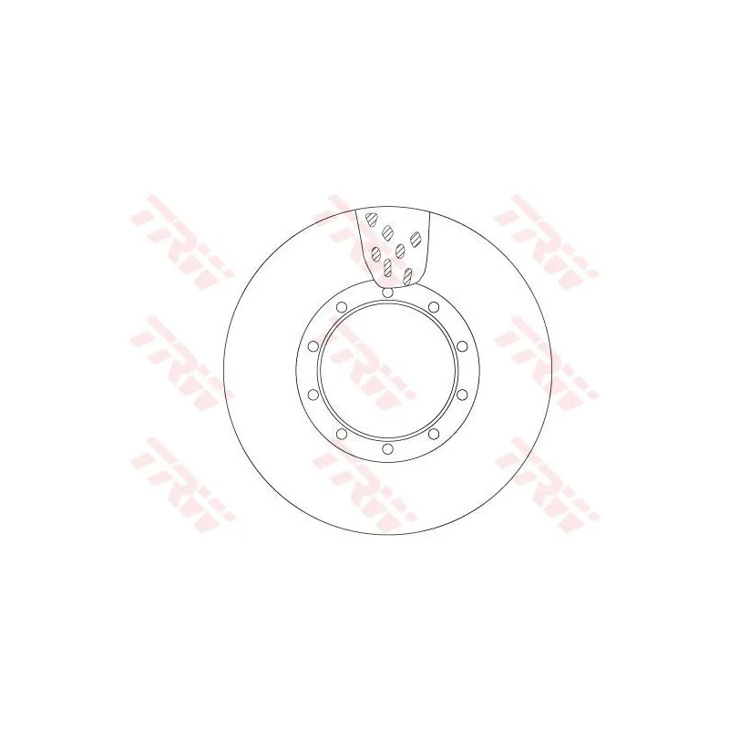 Jeu de 2 disques de frein avant TRW DF5050S
