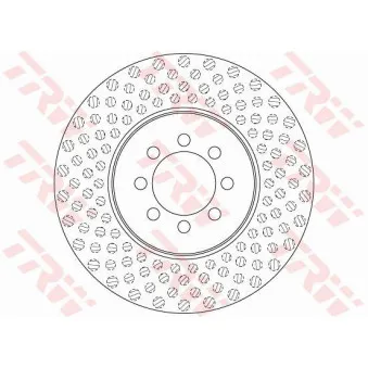 Jeu de 2 disques de frein avant TRW DF6250S