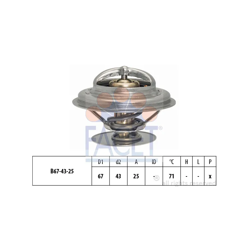 Thermostat d'eau FACET 7.8979S