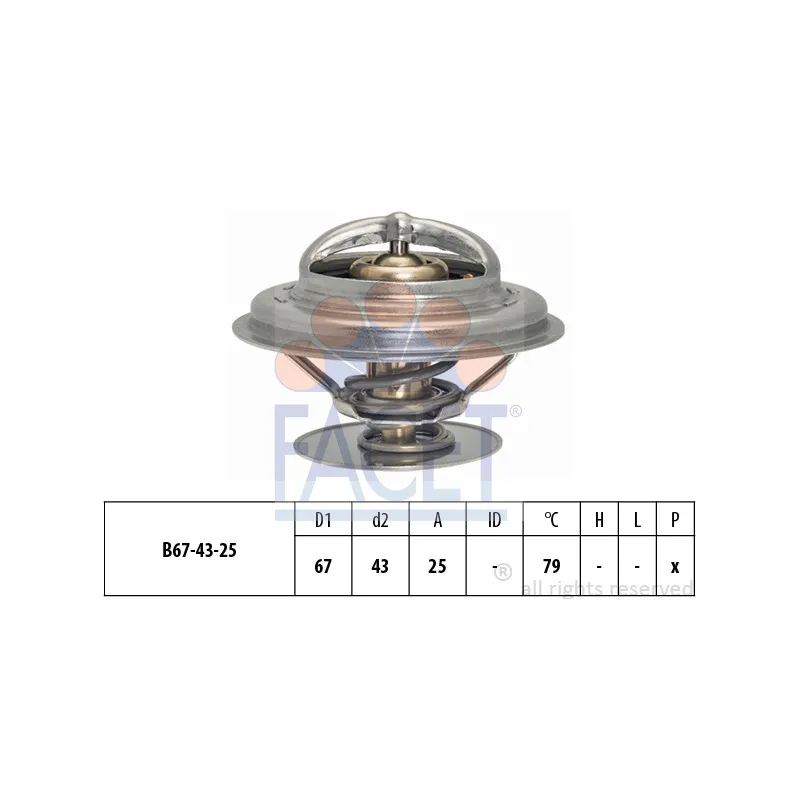 Thermostat d'eau FACET 7.8333S