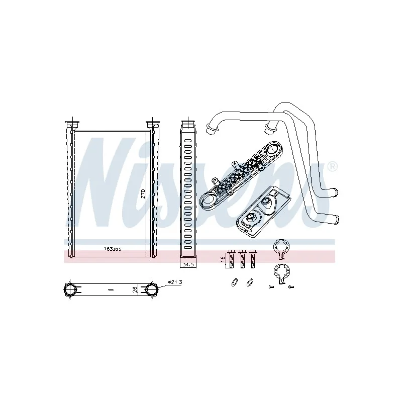Système de chauffage NISSENS 72054