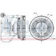 Embrayage, ventilateur de radiateur NISSENS 86022 - Visuel 1