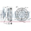 Embrayage, ventilateur de radiateur NISSENS 86028 - Visuel 1