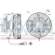 Embrayage, ventilateur de radiateur NISSENS 86089 - Visuel 1