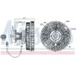 Embrayage, ventilateur de radiateur NISSENS 86037 - Visuel 1