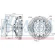 Embrayage, ventilateur de radiateur NISSENS 86034 - Visuel 1