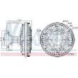 Embrayage, ventilateur de radiateur NISSENS 86065 - Visuel 1