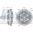Embrayage, ventilateur de radiateur NISSENS 86135 - Visuel 1