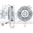 Embrayage, ventilateur de radiateur NISSENS 86125 - Visuel 1