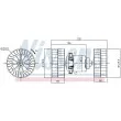 Pulseur d'air habitacle NISSENS 87190 - Visuel 1