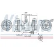 Pulseur d'air habitacle NISSENS 87037 - Visuel 1