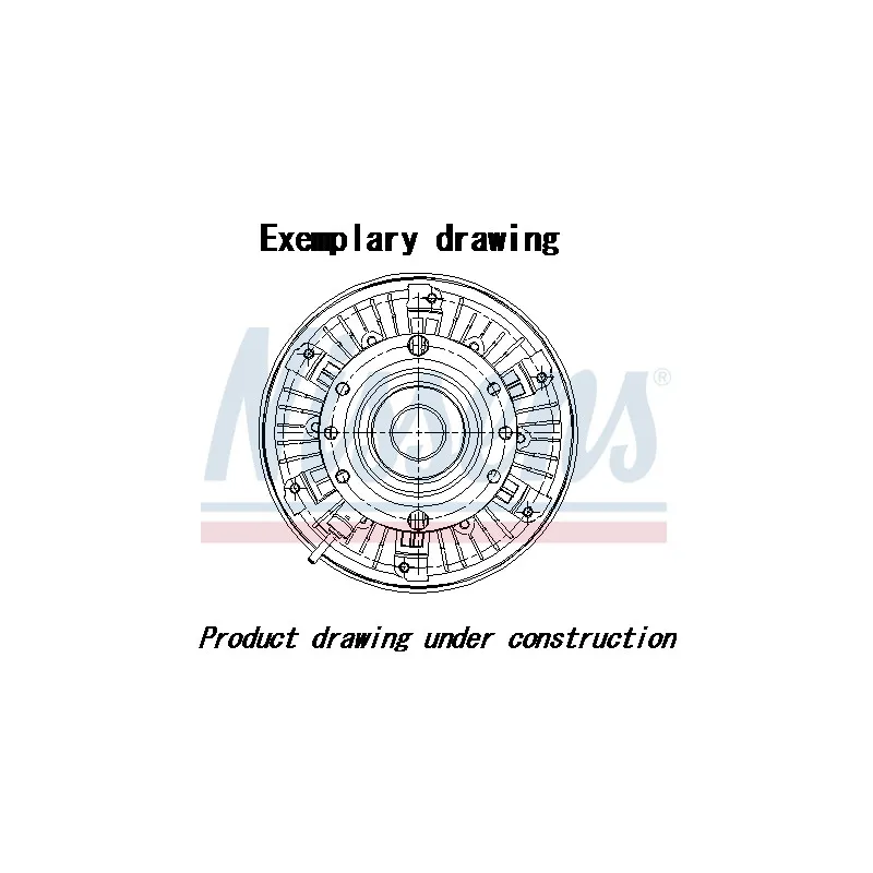 Embrayage, ventilateur de radiateur NISSENS 86175
