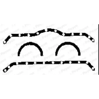 Jeu de joints d'étanchéité, carter d'huile PAYEN