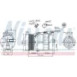 Compresseur, climatisation NISSENS 89028 - Visuel 1