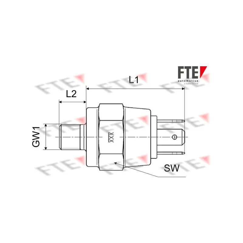 Interrupteur des feux de freins FTE H0360