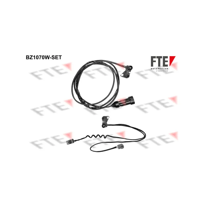 Contact d'avertissement, usure des plaquettes de frein FTE BZ1070W-SET