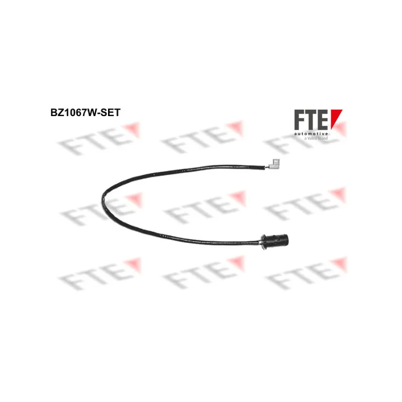 Contact d'avertissement, usure des plaquettes de frein FTE BZ1067W-SET