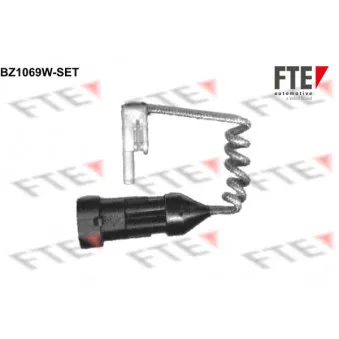 Contact d'avertissement, usure des plaquettes de frein FTE