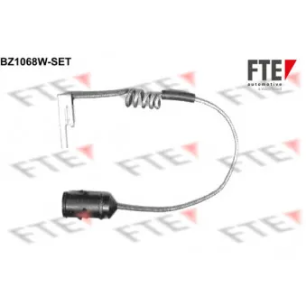 Contact d'avertissement, usure des plaquettes de frein FTE