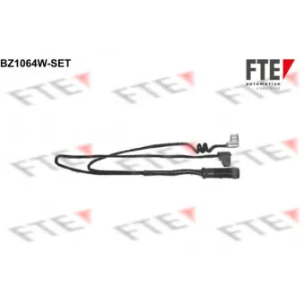 Contact d'avertissement, usure des plaquettes de frein FTE