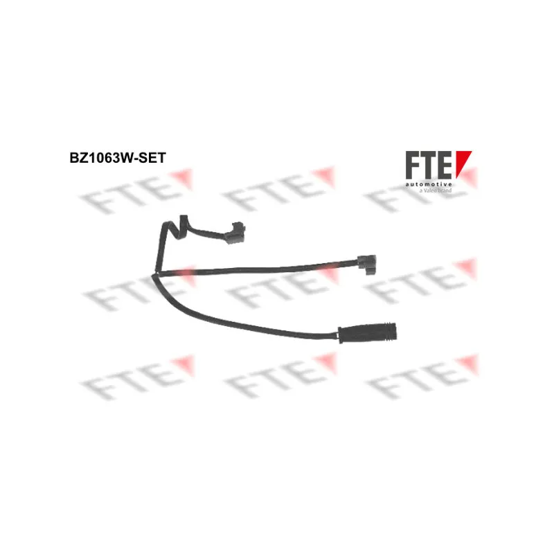 Contact d'avertissement, usure des plaquettes de frein FTE BZ1063W-SET