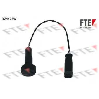 Contact d'avertissement, usure des plaquettes de frein FTE