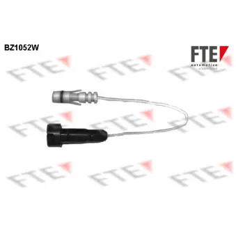 Contact d'avertissement, usure des plaquettes de frein FTE