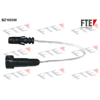 Contact d'avertissement, usure des plaquettes de frein FTE