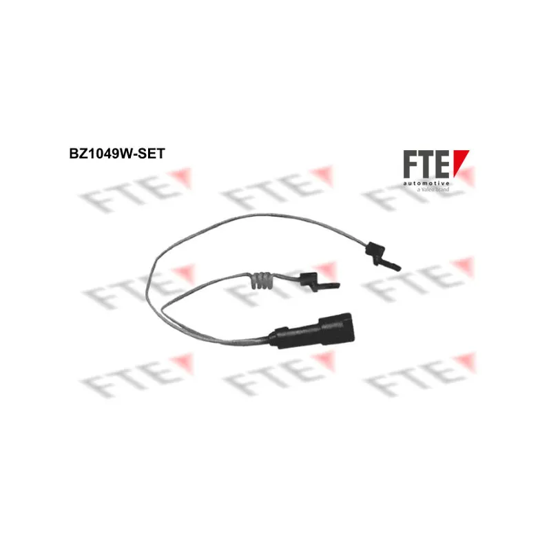 Contact d'avertissement, usure des plaquettes de frein FTE BZ1049W-SET