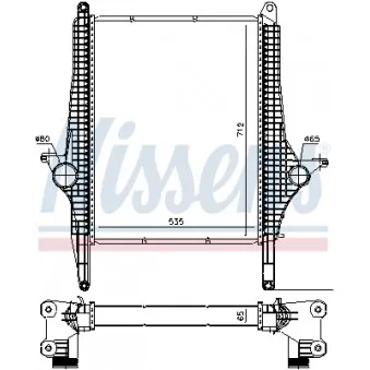 Intercooler, échangeur NISSENS