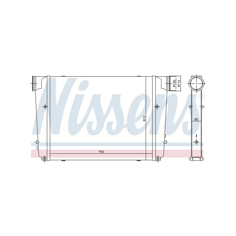 Intercooler, échangeur NISSENS 97092