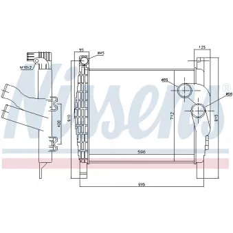 Intercooler, échangeur NISSENS