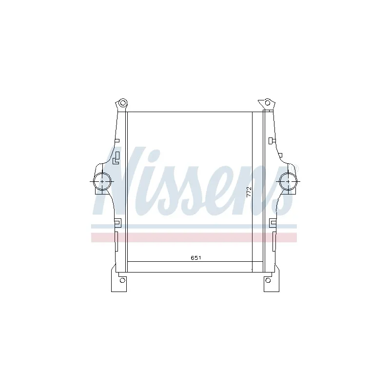 Intercooler, échangeur NISSENS 97047