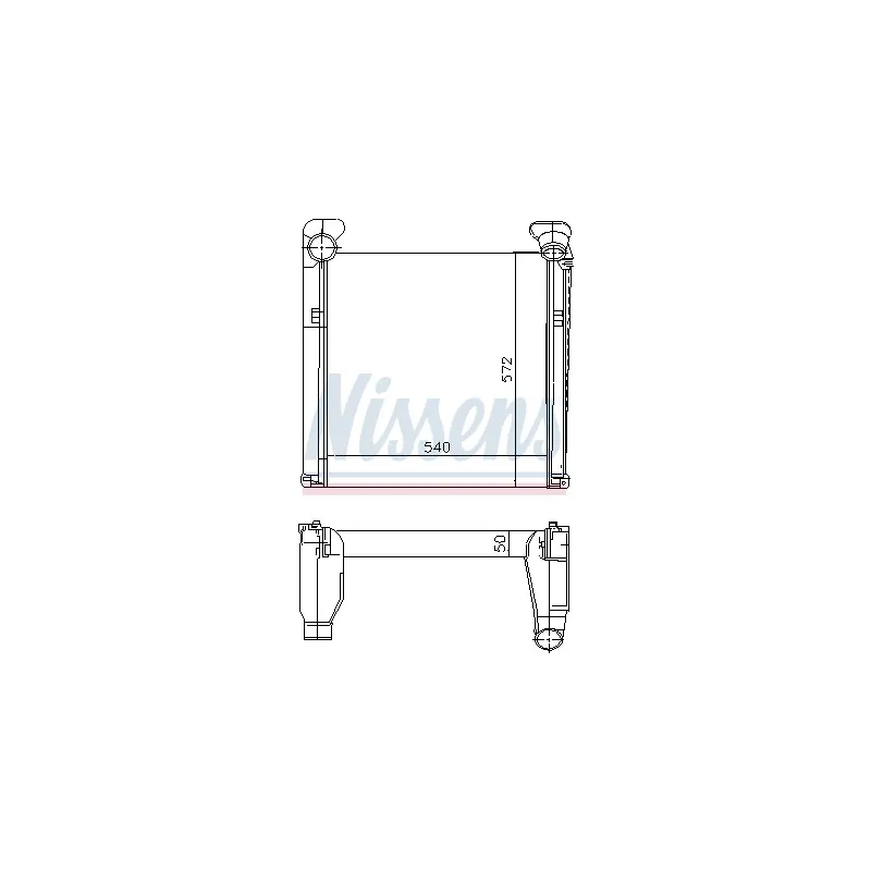 Intercooler, échangeur NISSENS 97007