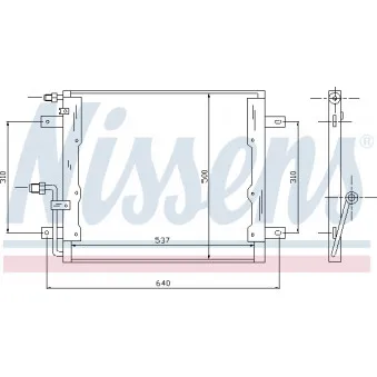 Condenseur, climatisation NISSENS