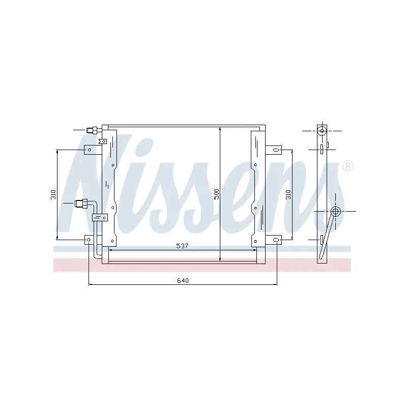 Condenseur, climatisation NISSENS 94335
